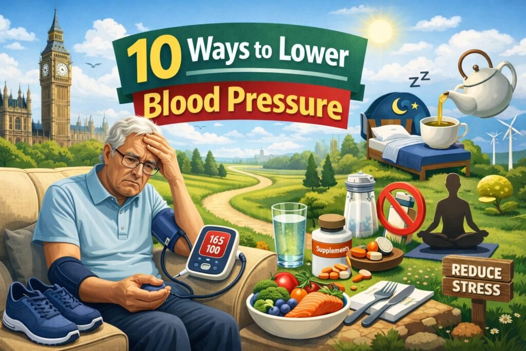 Natural 10 ways to lower blood pressure